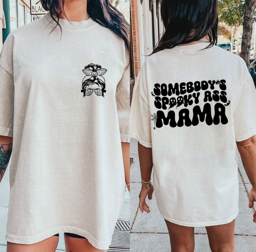 Spooky A** Mama Tshirt