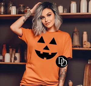 Pumpkin Face Tshirt (Adult and Youth Sized)