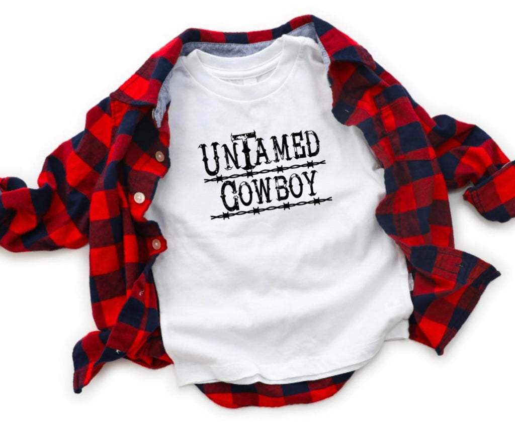 Youth Untamed Cowboy Print